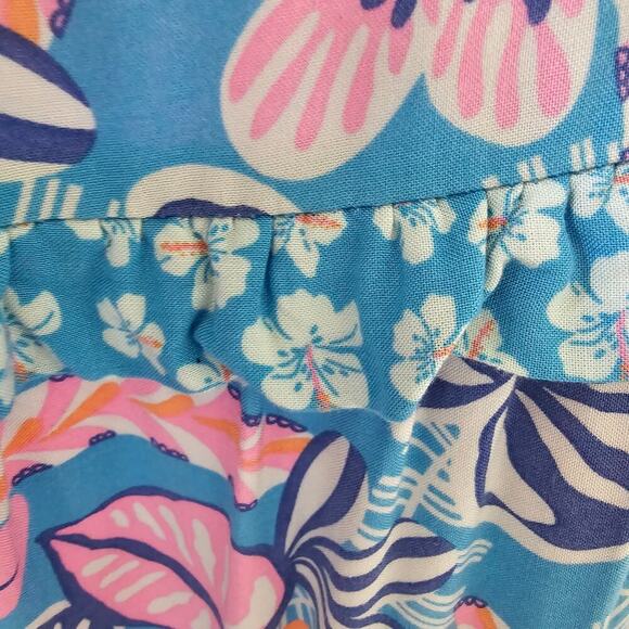 Kat & Jack Girls Dress M 7-8 Boho Cottagecore Floral Garden Tea Party Maxi - Picture 11 of 12